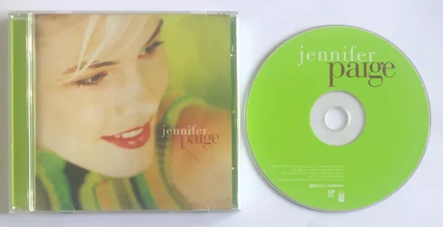 JENNIFER PAGE – JENNIFER PAIGE (Self Titled) – UK CD ALBUM