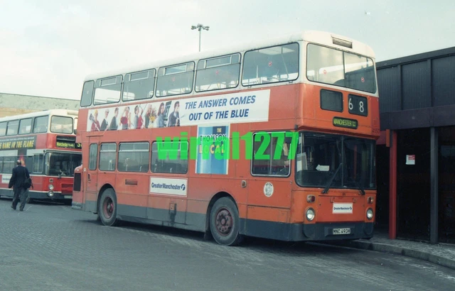 ORIGINAL BUS PHOTOGRAPHIC negative First Manchester Fleetline 4150 ...