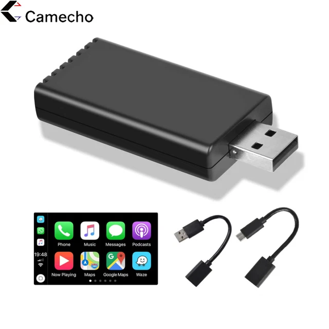 WIRED TO WIRELESS Apple Carplay Adapter AI BOX USB GPS for OEM Wired