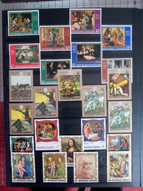 TOGO postfrisch,69 verschiedene+2 Block`s