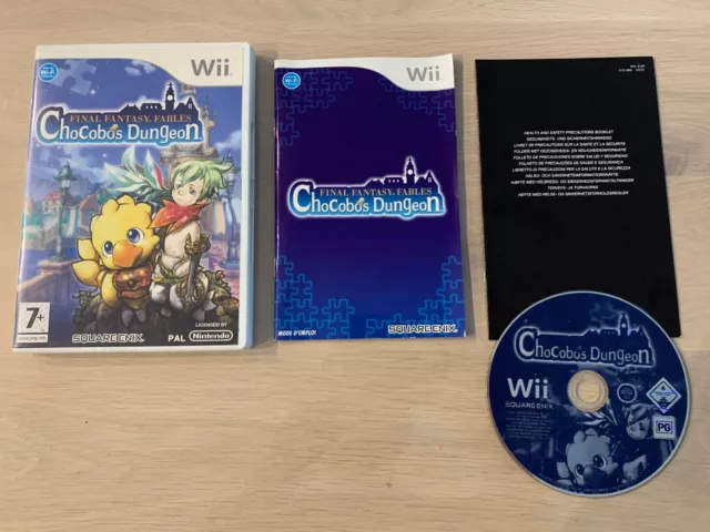 Final Fantasy Fables Chocobos Dungeon complet version française pour Wii