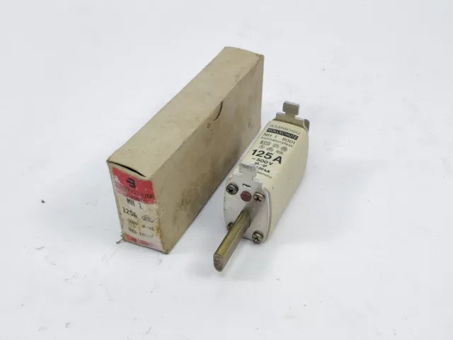 Bogenschütz Vollschutz 8001125705 Fusible 125A 500V Gl NH1 120kA