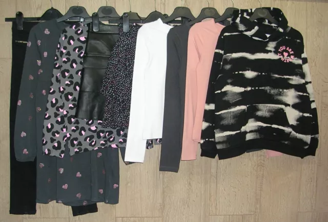 RIVER ISLAND H&M TU etc Girls Bundle Tops Skirt Jeans Dress Age 8-9 134cm