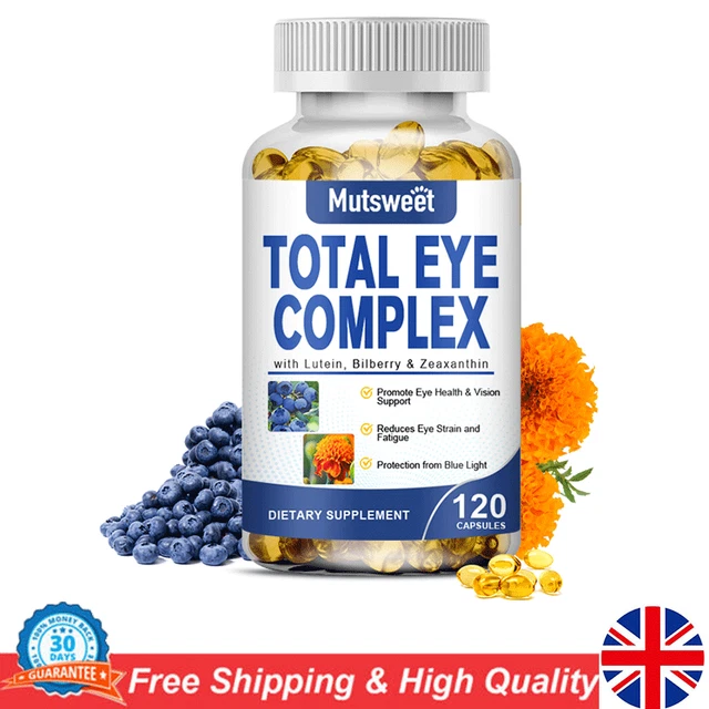 FOOD SUPPLEMENT FOR eye health, lutein and zeaxanthin, vision health £