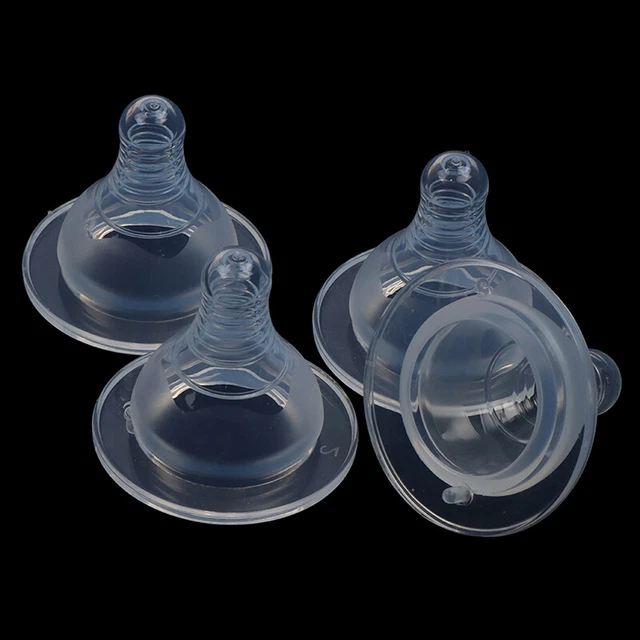 FLEXIBLE SOFT SILICONE Pacifier Nipple Baby Wide Caliber Matte Pacifier ...