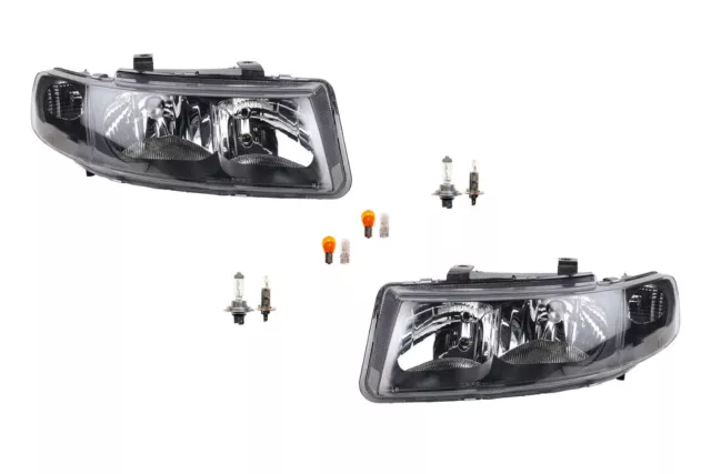 Faro Adatto A per Seat Toledo Leon 99-06 M.Lampadine Set Sinistra Destra