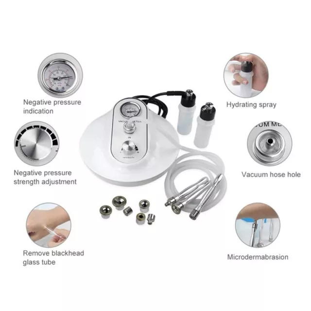 Professional 3in1 Diamond Microdermabrasion Machine with Vacuum Spray Home Use 3