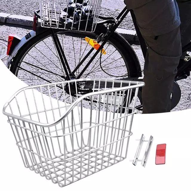 Panier de vélo arrière robuste, panier de cyclisme pour randonnée,