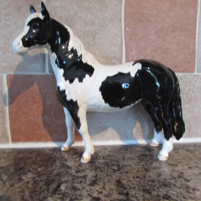 Beswick Piebald Pinto Pony - Model 1373 - Second Version