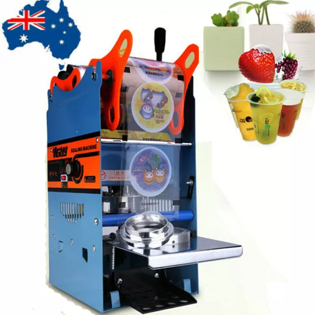 220V Semi-Automatic Cup Sealing Machine Cup Sealer Bubble Tea Coffee 300Cups/h