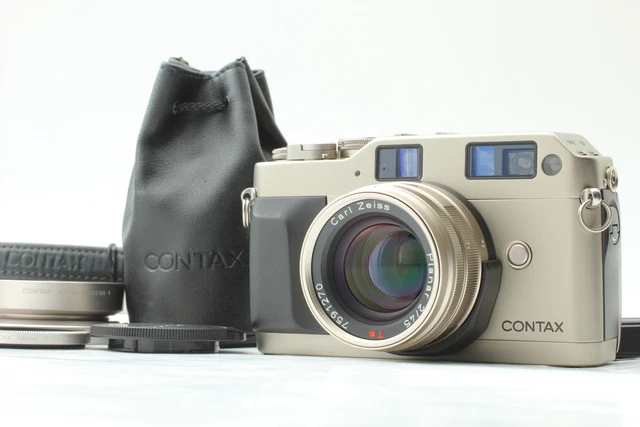 READ [N MINT w/ Hood] Contax G1 Green Label Film Camera 45mm f2 Lens from Japan