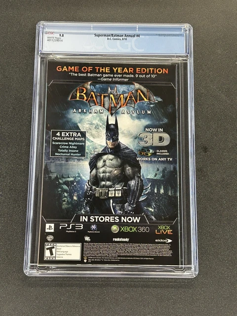 SUPERMAN BATMAN ANNUAL #4 CGC 9.8  1st Batman Beyond In DCU DC 2010 2