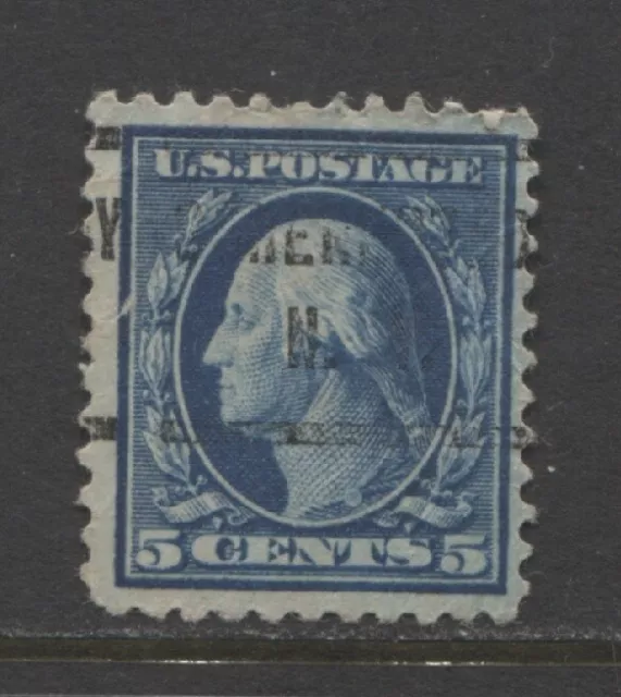 1917 USA 5 c. George Washington gestempelt