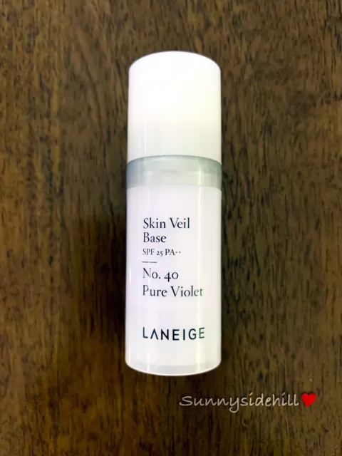 LANEIGE Skin Veil Base Sample 10ml SPF25 PA+++ + 1 sample US Seller