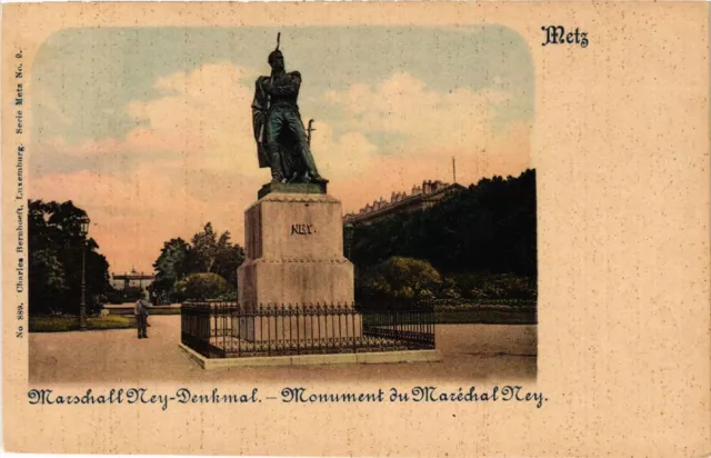 CPA AK METZ - Marshal Ney Monument - Monument du Marechal Ney (455102)