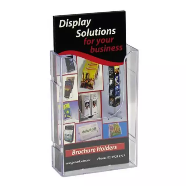 Deflecto Linking Wall Mount Brochure Plastic Holder DL Attractive Curved Design