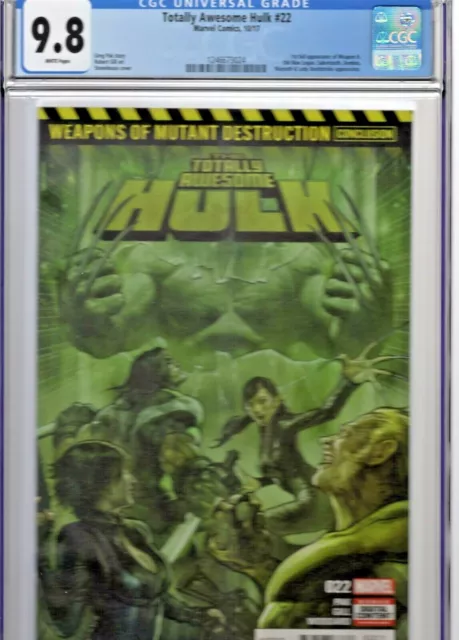 Totally Awesome Hulk 22 CGC 9.8 1st Weapon H 1st Printing