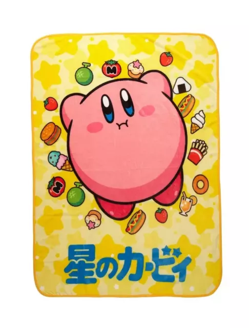 Kirby Snacks Throw Blanket 45" W x 60" H