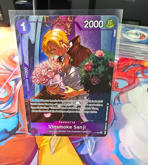 VINSMOKE SANJI OP10-063 (TR) Treasure Rare OP12 Legacy of The