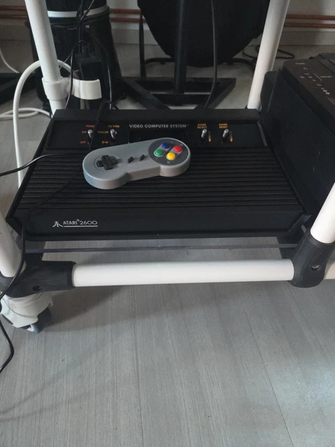 Console Atari 2600 Vader + 3 Jeux (Joust, Galaxian, Crystal Castles) - 100% Fonctionnelle - Occasion