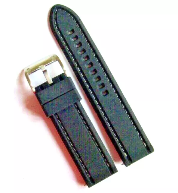 Fossil Original Replacement Silicone CH2573 Watch Band Strap Black 22 MM