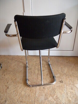 1/2 Bauhaus Steel Tube XL Gispen Armchair Armchair Desk Chair Vintage 7