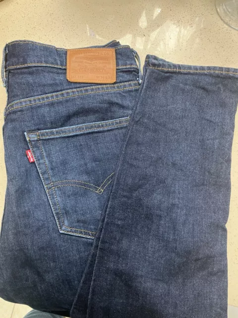 Auth Levis 512 Slim Taper Jeans Mens W36 L34 -  Blue Denim - Levi Mid Rise