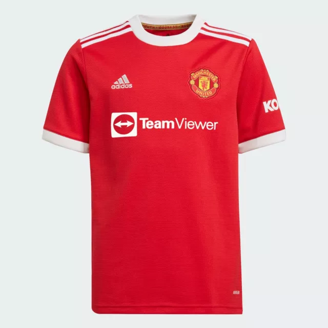 Manchester United Football Shirt Boys 7 8 Years Adidas Home Kit Kids