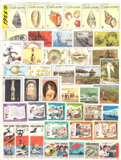 Lateinamerika. Havanna. Ein Teil der Briefmarken von 1966. Alle Briefmarken Gest