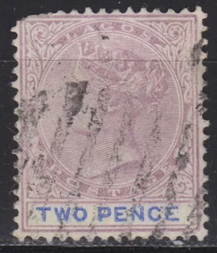 Brit. Kolonie Lagos (Nigeria) Nr. 20, Queen Victoria 1887 o