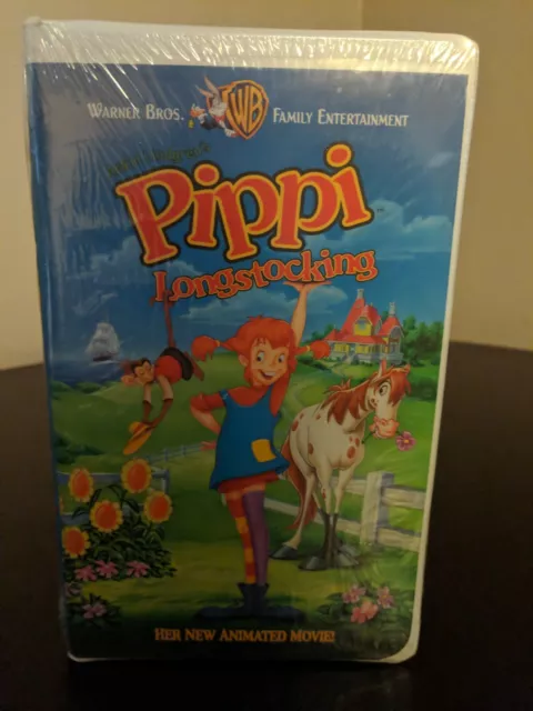 PIPPI LONGSTOCKING ANIMATED Movie 1997 VHS Cartoon Warner *BUY 2 GET 1 ...