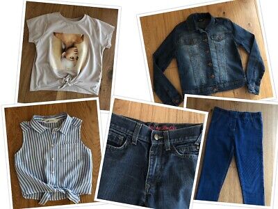 Girl’s 5 piece denim set: jacket, Duffer St George jeans, jeggings, Ariana Grand