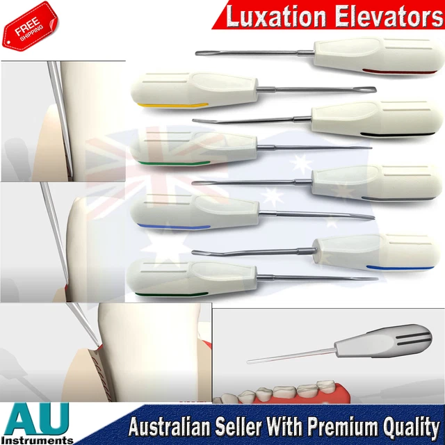 LUXATING DENTAL ROOT Extraction Elevators Luxation Instruments Tooth ...