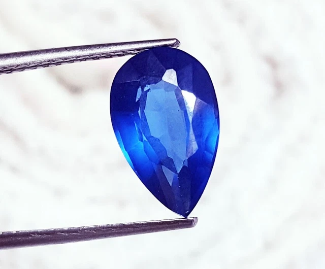 5.60 CT Ggl Certifié Naturel Topaze Bleu Londres Poire Forme Libre Gemme