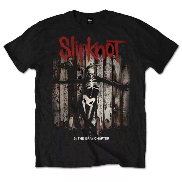 Officially licensed Slipknot The Gray Chapter Album Mens Black T Shirt