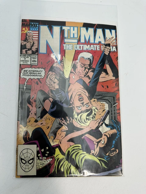 Lot of 5 Marvel Comics Nth Man The Nam Robocop Conan Harrowers From 1987 to 1993 3