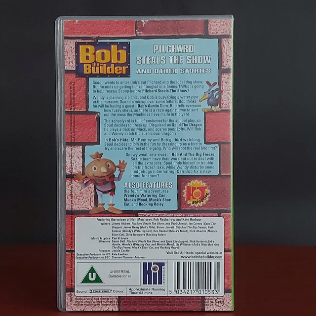 BOB THE BUILDER Pilchard Steals The Show + Pilchards Breakfast Vhs ...