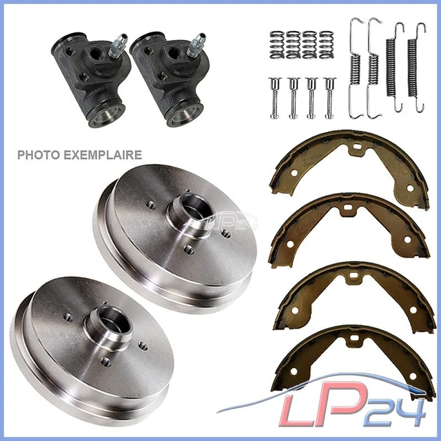 Kit Frein Essieu Arrière Complet Citroën Berlingo Xsara Picasso Peugeot Partner - 4 Mâchoires, 2 Cylindres & Kit Montage