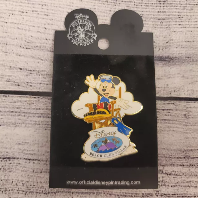 Disney Pin Lifeguard Mickey Mouse Disney’s Beach Club Villas 2003 - Pin 24799