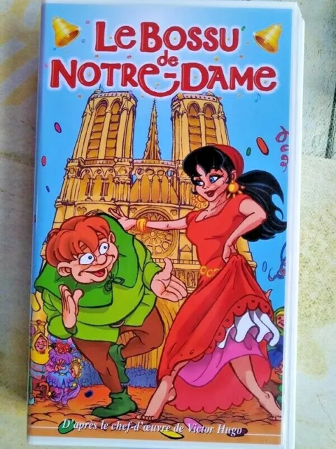 VHS K7 Le Bossu de Notre Dame d'après l'oeuvre de Victor Hugo Fr Très Bon Etat