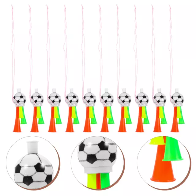 10 Pcs Noise Maker Horn Football Noise Makers Soccer Party Supplies