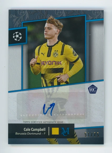 Carte Topps Dejan Kulusevski Dédicacée - Tottenham Spurs - Ligue Europa