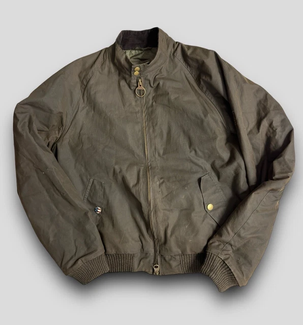Giacca Da Aviatore Uomo In Nylon Oliva – Taglia XXL – Con Cerniera YKK E Tasche Multiple