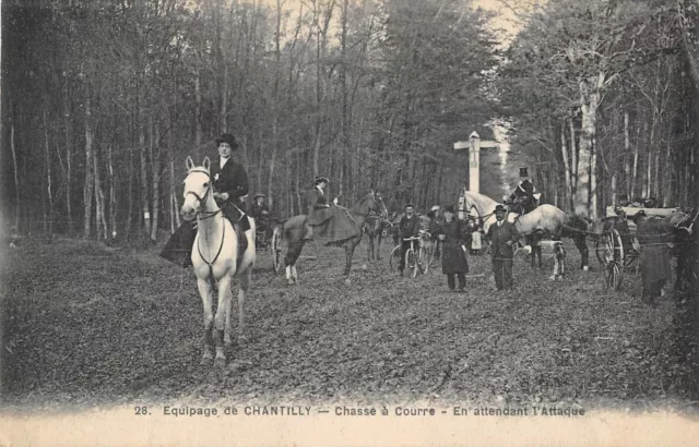 Cpa 60 Chantilly Crew Running Hunting Waiting For Attack