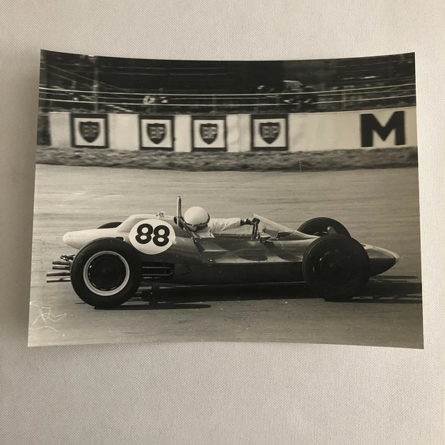 VINTAGE RACING CAR Driver Photo Photograph Print £38.20 PicClick UK