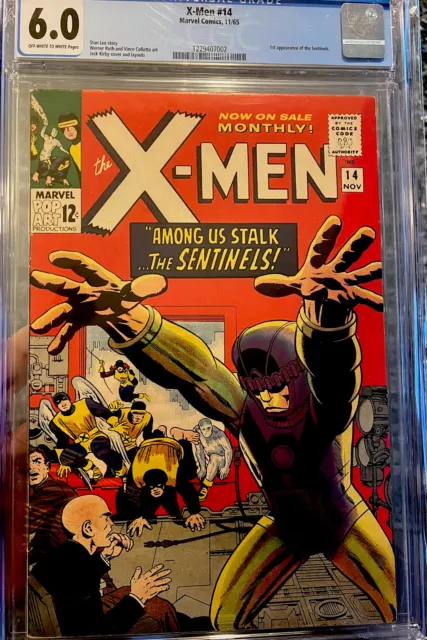 Marvel Comic X-Men #14 CGC 6.0 1965 - 1st appearance of the Sentinels 🏆🔑 Grail