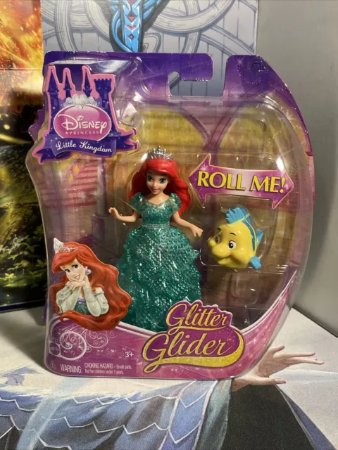 Polly Pocket Disney Princess Ariel Little Mermaid Glitter Glider NEW NIB Rare!