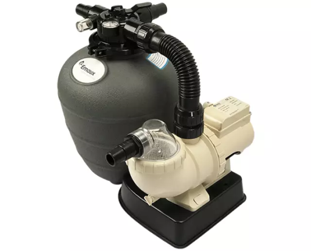 Small Garden Swimming Pool Filter & Pump Combo 0.2Hp 13" Filter High Performance