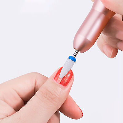 Máquina de pulido de uñas compacta ligera cuidado de uñas limas eléctricas de larga duración