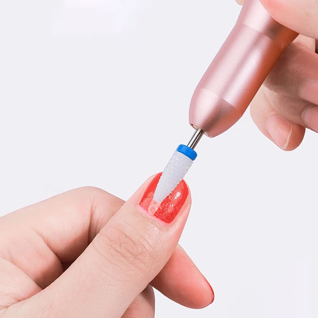 Máquina pulidora de uñas compacta cuidado de uñas de alta velocidad limas eléctricas
